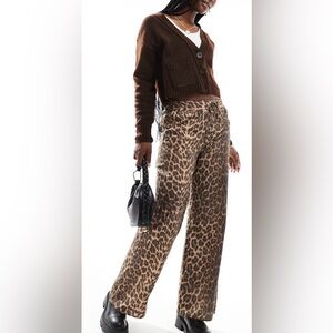 ASOS DESIGN Cotton Poplin Wide Leg Trouser